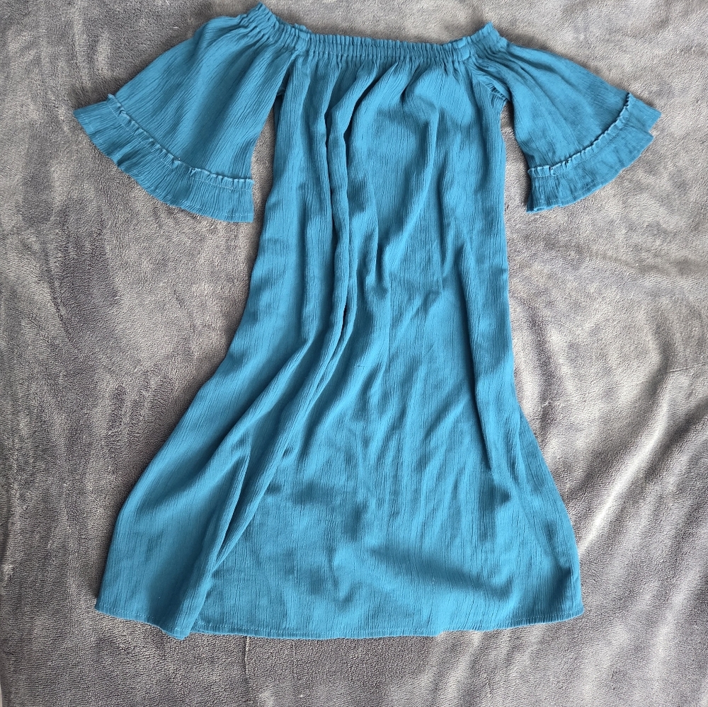 ☀️ 3/$15 - George Teal Dress